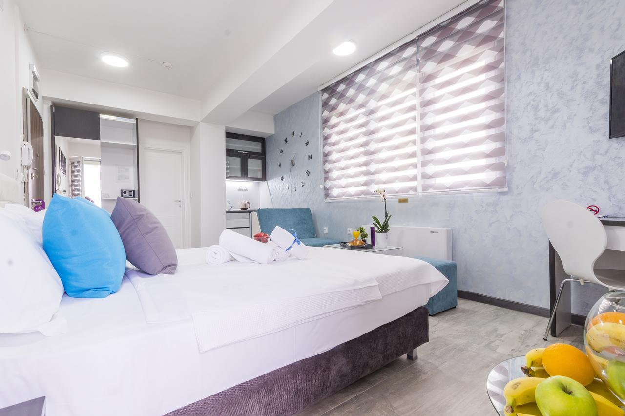 Astera Apart Hotel Skopje Bagian luar foto