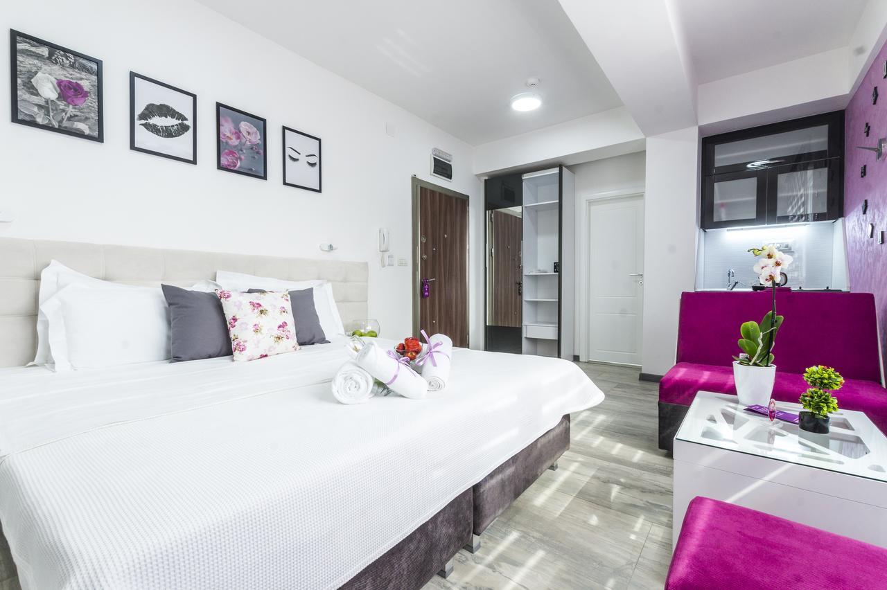Astera Apart Hotel Skopje Bagian luar foto